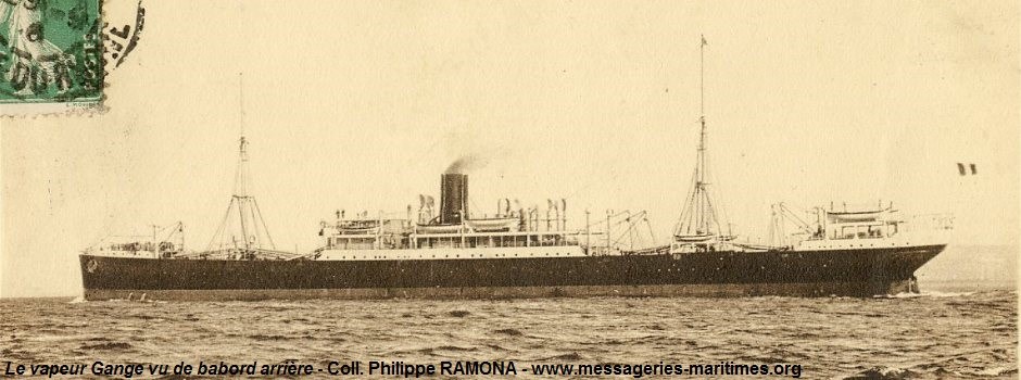 05 - Coll. Philippe RAMONA - Le vapeur Gange vu de babord arrière.jpg